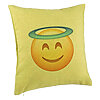 Perna Decorativa, Model Model Emoji Zen, 40x40 cm, Verde, Husa Detasabila, Burduf 7 Perna Decorativa