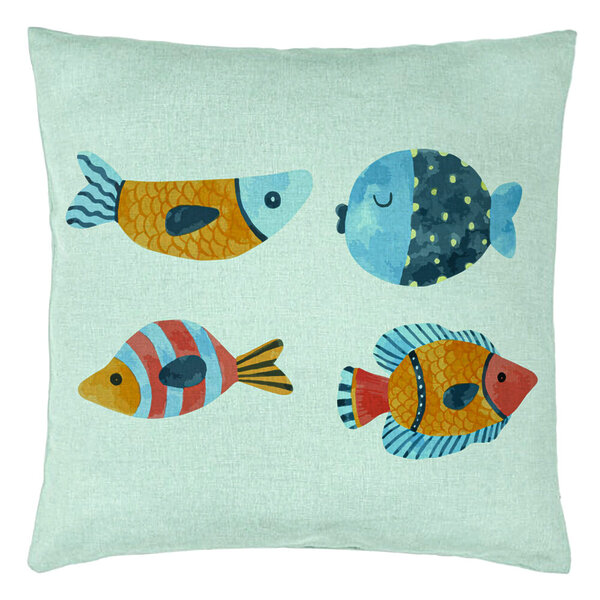 Perna Decorativa, Model Multicolor Pesti, 40x40 cm, Verde Menta, Husa Detasabila, Burduf 15 Perna Decorativa