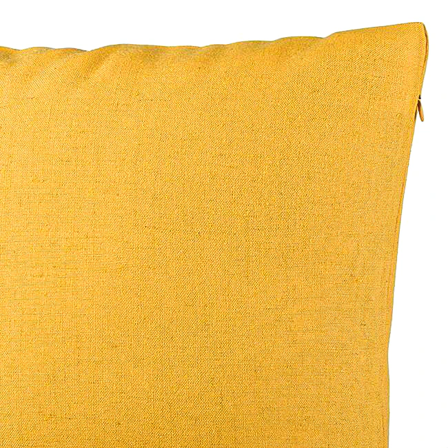 Perna Decorativa pentru Socrul 2, 40x40 cm, Galben, Husa Detasabila, Burduf 6 40x40 cm