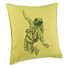 Perna Decorativa, Model On the Moon, 40x40 cm, Verde, Husa Detasabila, Burduf 7 Perna Decorativa