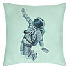 Perna Decorativa, Model On the Moon, 40x40 cm, Verde Menta, Husa Detasabila, Burduf 22 Perna Decorativa