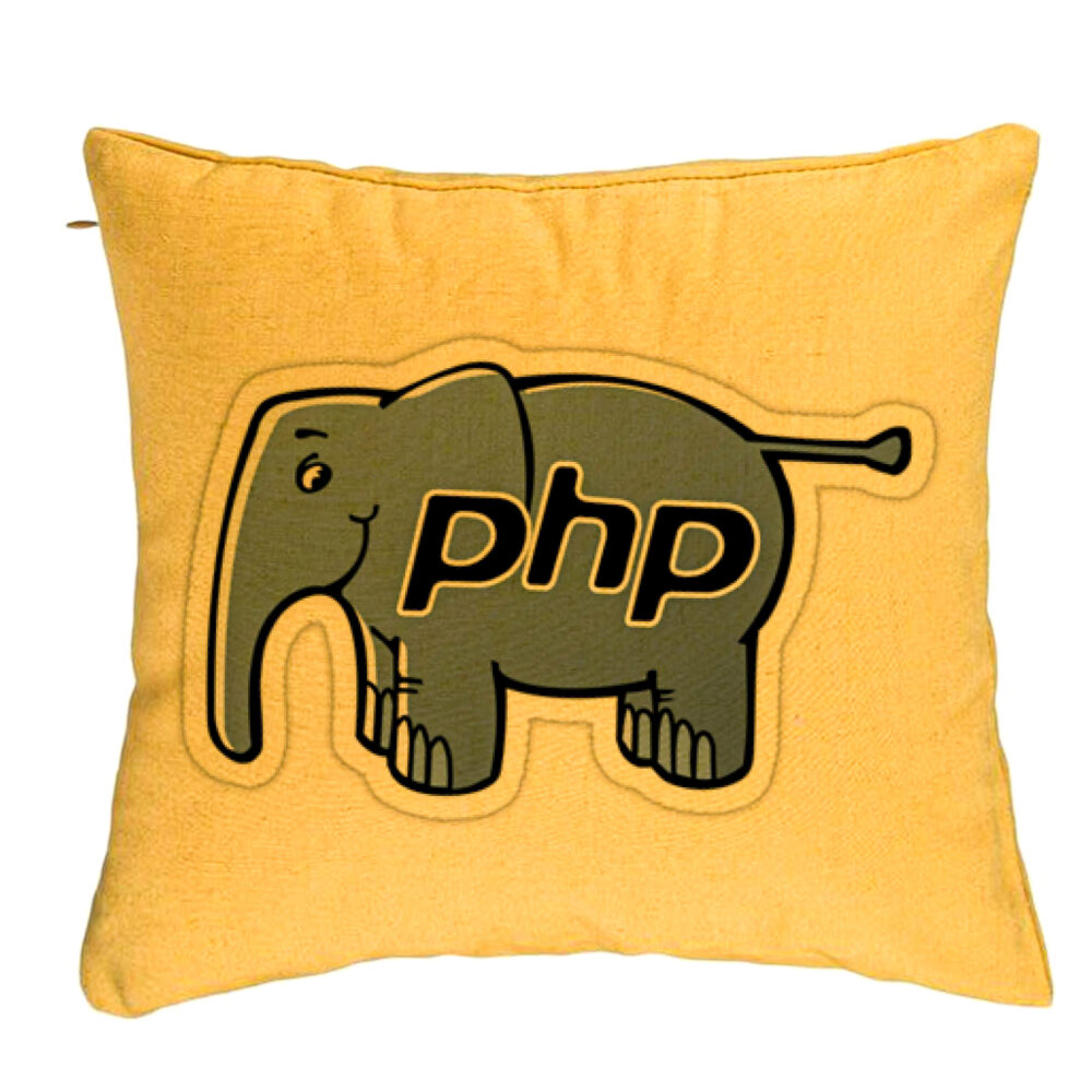Perna Decorativa, Model PHP, 40x40 cm, Galben, Husa Detasabila, Burduf 5 Perna Decorativa