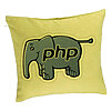 Perna Decorativa, Model PHP, 40x40 cm, Verde, Husa Detasabila, Burduf 7 Perna Decorativa