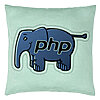 Perna Decorativa, Model PHP, 40x40 cm, Verde Menta, Husa Detasabila, Burduf 22 Perna Decorativa