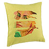 Perna Decorativa, Model Photo Art, 40x40 cm, Verde, Husa Detasabila, Burduf 7 Perna Decorativa
