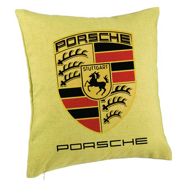 Perna Decorativa, Model Porsche, 40x40 cm, Verde, Husa Detasabila, Burduf 5 Perna Decorativa