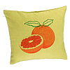Perna Decorativa, Model Portocale, 40x40 cm, Verde, Husa Detasabila, Burduf 7 Perna Decorativa
