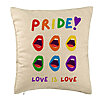 Perna Decorativa, Model Pride, 40x40 cm, Bej, Husa Detasabila, Burduf 7 Perna Decorativa