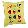 Perna Decorativa, Model Pride, 40x40 cm, Verde, Husa Detasabila, Burduf 7 Perna Decorativa