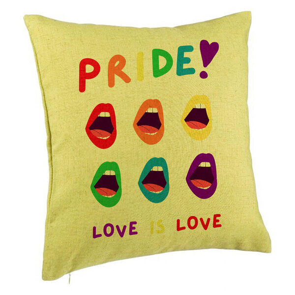 Perna Decorativa, Model Pride, 40x40 cm, Verde, Husa Detasabila, Burduf 5 Perna Decorativa
