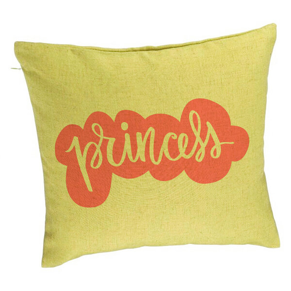 Perna Decorativa, Model Princess, 40x40 cm, Verde, Husa Detasabila, Burduf 5 Perna Decorativa