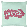 Perna Decorativa, Model Princess, 40x40 cm, Verde Menta, Husa Detasabila, Burduf 22 Perna Decorativa
