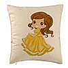 Perna Decorativa, Model Printesa cu Coroana, 40x40 cm, Bej, Husa Detasabila, Burduf 7 Perna Decorativa
