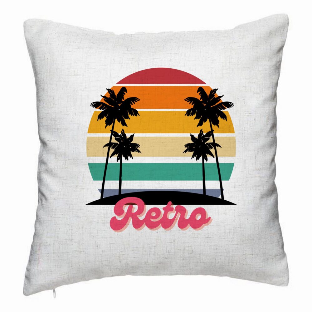 Perna Decorativa, Model Retro, 40x40 cm, Alb Murdar, Husa Detasabila, Burduf 5 Perna Decorativa