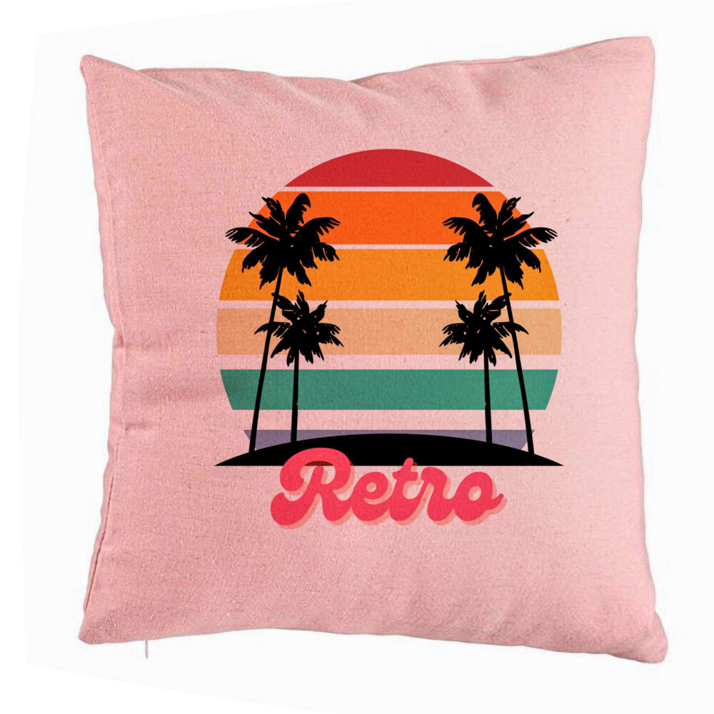 Perna Decorativa, Model Retro, 40x40 cm, Roz, Husa Detasabila, Burduf 5 Perna Decorativa