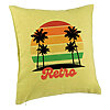 Perna Decorativa, Model Retro, 40x40 cm, Verde, Husa Detasabila, Burduf 7 Perna Decorativa
