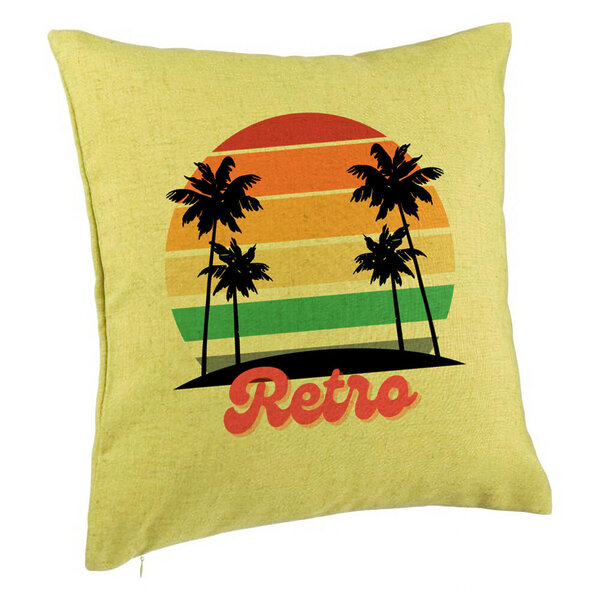 Perna Decorativa, Model Retro, 40x40 cm, Verde, Husa Detasabila, Burduf 5 Perna Decorativa