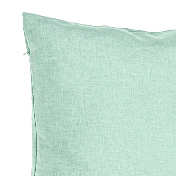 Perna Decorativa, Model Sirena, 40x40 cm, Verde Menta, Husa Detasabila, Burduf 21 Model Sirena