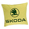 Perna Decorativa, Model Skoda, 40x40 cm, Verde, Husa Detasabila, Burduf 7 Perna Decorativa