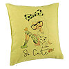 Perna Decorativa, Model So Cute, 40x40 cm, Verde, Husa Detasabila, Burduf 7 Perna Decorativa