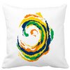 Perna Decorativa Model Spirala, MuIicolor, 40x40 cm, Alba, Mata, Husa Detasabila, Burduf 19 Perna Decorativa Model Spirala