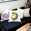 Perna Decorativa Model Spirala, MuIicolor, 40x40 cm, Alba, Mata, Husa Detasabila, Burduf 21 40x40 cm