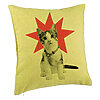 Perna Decorativa, Model Super Cat, 40x40 cm, Verde, Husa Detasabila, Burduf 7 Perna Decorativa