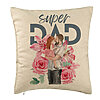 Perna Decorativa, Model Super DAD Fetite, 40x40 cm, Bej, Husa Detasabila, Burduf 7 Perna Decorativa