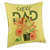 Perna Decorativa, Model Super DAD Fetite, 40x40 cm, Verde, Husa Detasabila, Burduf 7 Perna Decorativa