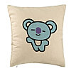 Perna Decorativa, Model Ursulet Koala, 40x40 cm, Bej, Husa Detasabila, Burduf 7 Perna Decorativa