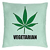 Perna Decorativa, Model Vegetarian, 40x40 cm, Verde Menta, Husa Detasabila, Burduf 22 Perna Decorativa