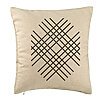 Perna Decorativa, Model Vera, 40x40 cm, Bej, Husa Detasabila, Burduf 7 Perna Decorativa