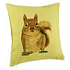 Perna Decorativa, Model Veverita, 40x40 cm, Verde, Husa Detasabila, Burduf 7 Perna Decorativa