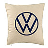 Perna Decorativa, Model Volkswagen, 40x40 cm, Bej, Husa Detasabila, Burduf 7 Perna Decorativa