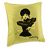 Perna Decorativa, Model Wednesday Addams Dancing Hands 3, 40x40 cm, Verde, Husa Detasabila, Burduf 7 Perna Decorativa