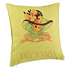 Perna Decorativa, Model Zodia Fecioara, 40x40 cm, Verde, Husa Detasabila, Burduf 7 Perna Decorativa