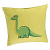 Perna Decorativa, Model copii, Blue Dinozaur, 40x40 cm, Verde, Husa Detasabila, Burduf 7 Perna Decorativa