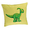 Perna Decorativa, Model copii Dinozaur Verde, 40x40 cm, Verde, Husa Detasabila, Burduf 7 Perna Decorativa