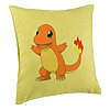 Perna Decorativa, Model copii Fire Lizard, 40x40 cm, Verde, Husa Detasabila, Burduf 7 Perna Decorativa