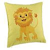 Perna Decorativa, Model copii Little Lion, 40x40 cm, Verde, Husa Detasabila, Burduf 7 Perna Decorativa
