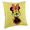 Perna Decorativa, Model copii Minnie Mouse, 40x40 cm, Verde, Husa Detasabila, Burduf 7 Perna Decorativa