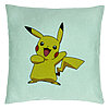 Perna Decorativa, Model copii Pikachu, 40x40 cm, Verde Menta, Husa Detasabila, Burduf 22 Perna Decorativa