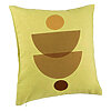 Perna Decorativa, Model cu Model Abstract Creativ 3, 40x40 cm, Verde, Husa Detasabila, Burduf 7 Perna Decorativa