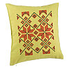 Perna Decorativa, Model cu Motive Romanesti, 40x40 cm, Verde, Husa Detasabila, Burduf 7 Perna Decorativa
