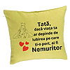 Perna Decorativa, Model pentru Tata 1, 40x40 cm, Verde, Husa Detasabila, Burduf 7 Perna Decorativa