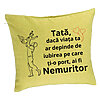 Perna Decorativa, Model pentru Tata 10, 40x40 cm, Verde, Husa Detasabila, Burduf 7 Perna Decorativa
