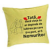 Perna Decorativa, Model pentru Tata 3, 40x40 cm, Verde, Husa Detasabila, Burduf 7 Perna Decorativa