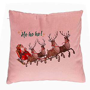 Perna Decorativa Mos Craciun si sania sa cu Reni