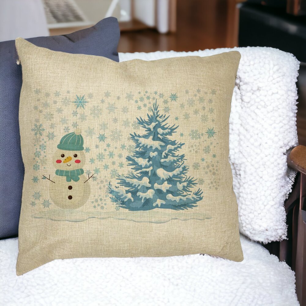 Perna Decorativa Om de Zapada si Brad, 40x40 cm, Husa Detasabila, Burduf 16 Perna Decorativa Om de Zapada si Brad 40x40 cm Husa Detasabila Burduf bsc0390 5