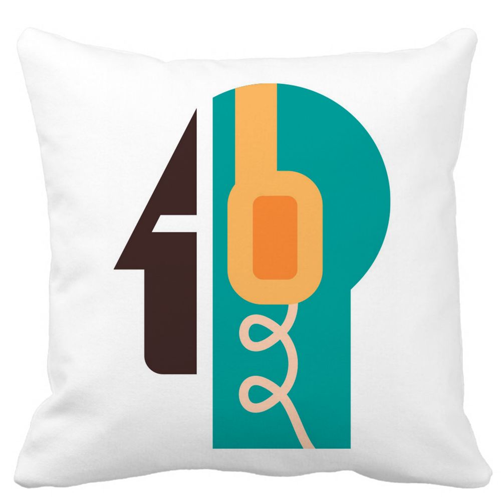 Perna Decorativa Patrata Abstract, 40x40 cm, Alba, Mata, Husa Detasabila, Burduf 11 Perna Decorativa Patrata Abstract